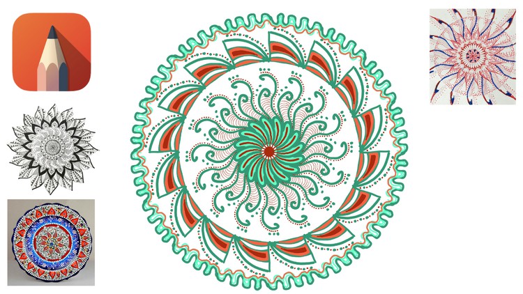 Dijital Mandala Çizimi Atölyesi | Autodesk Sketchbook