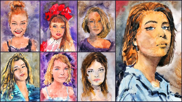 Watercolor Faces and Portraiture: Essential Techniques