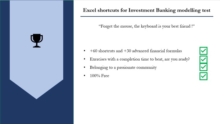 Excel Shortcuts For Investment Banking Free Course