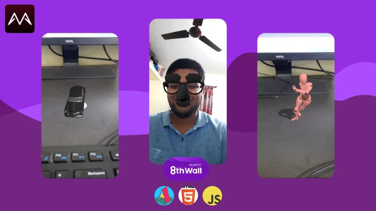 Web based Augmented Reality using 8th Wall