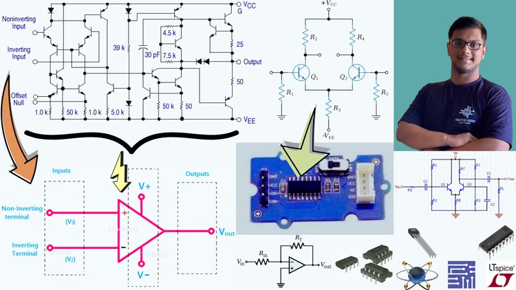 Integrated Circuit: Learn Differential Amplifier on MULTISIM