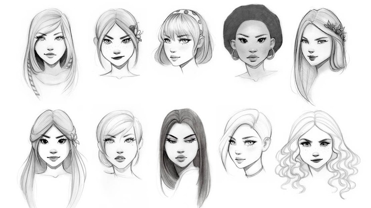 design-a-female-character-sketching-portraits-with-pencils-coupon