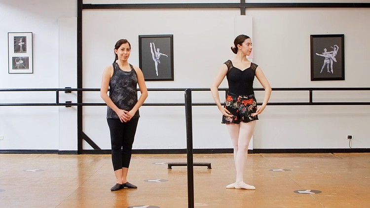 Masterclass de ballet para principiantes y nivel intermedio.