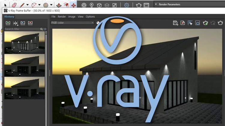 스케치업 브이레이(V-Ray for Sketchup) 실무 기능 마스터 스케치업 브이레이(V-Ray For Sketchup) 실무 기능 마스터