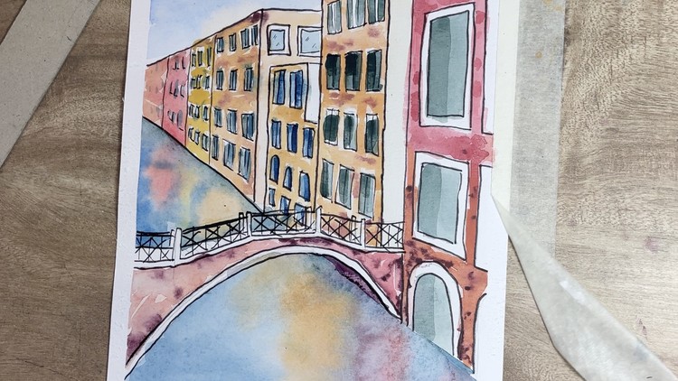 Learn To Paint Venice Using Watercolours